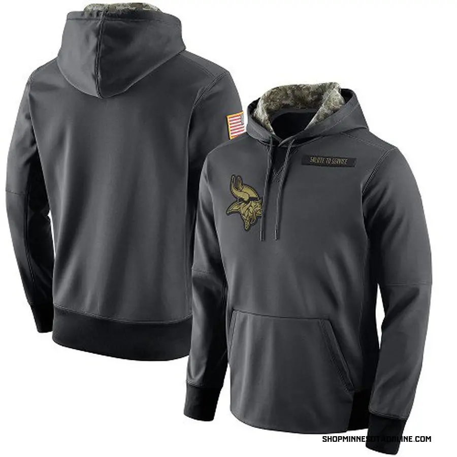 minnesota vikings salute to service hoodie xl